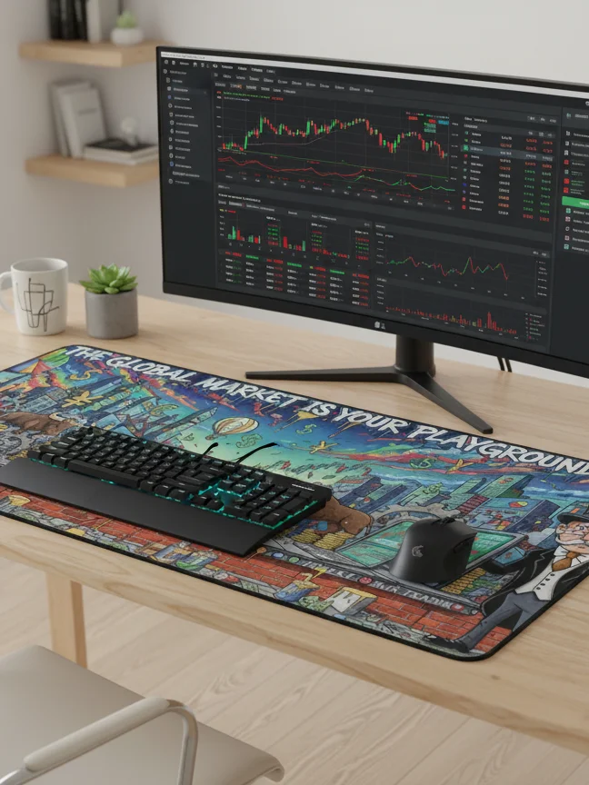 Deskmat "The global market" product image (1)