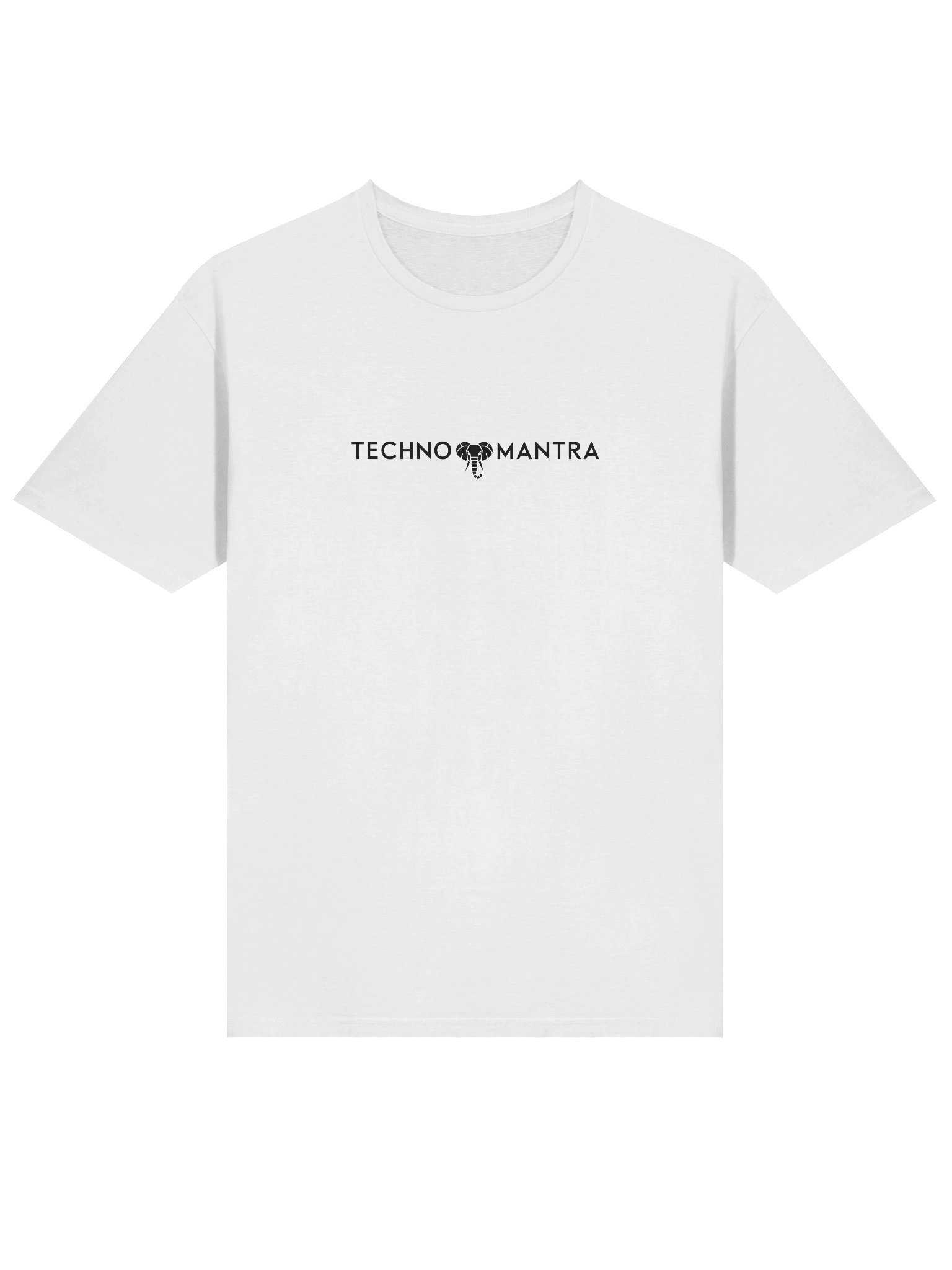 Techno Mantra Black Logo 1 Unisex T-shirt product image (3)