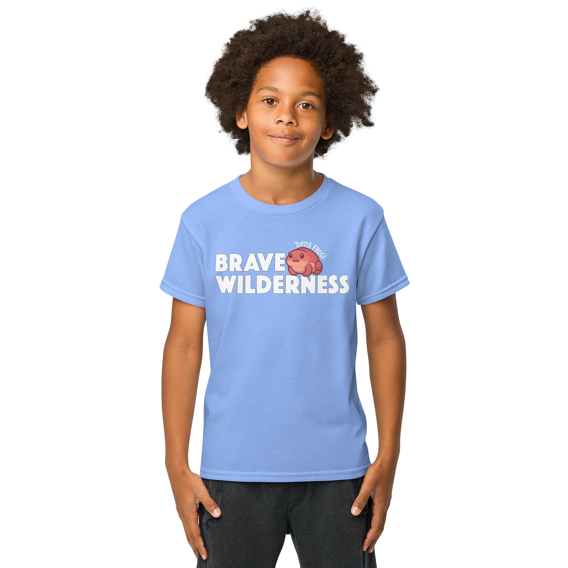 Brave Buddies Turtle Frog Youth Sports T-Shirt product image (2)