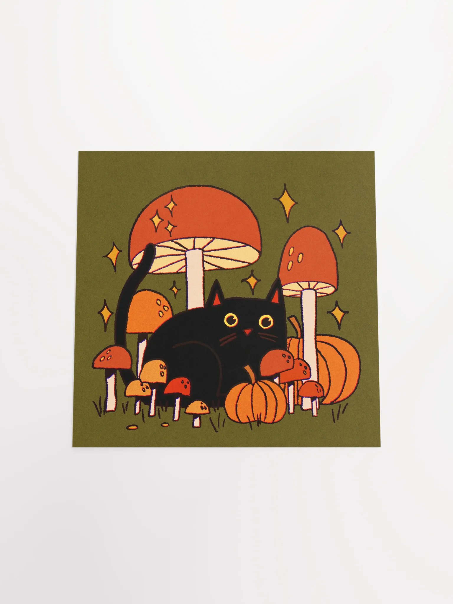 Pumpkin Cat Print product image (5)