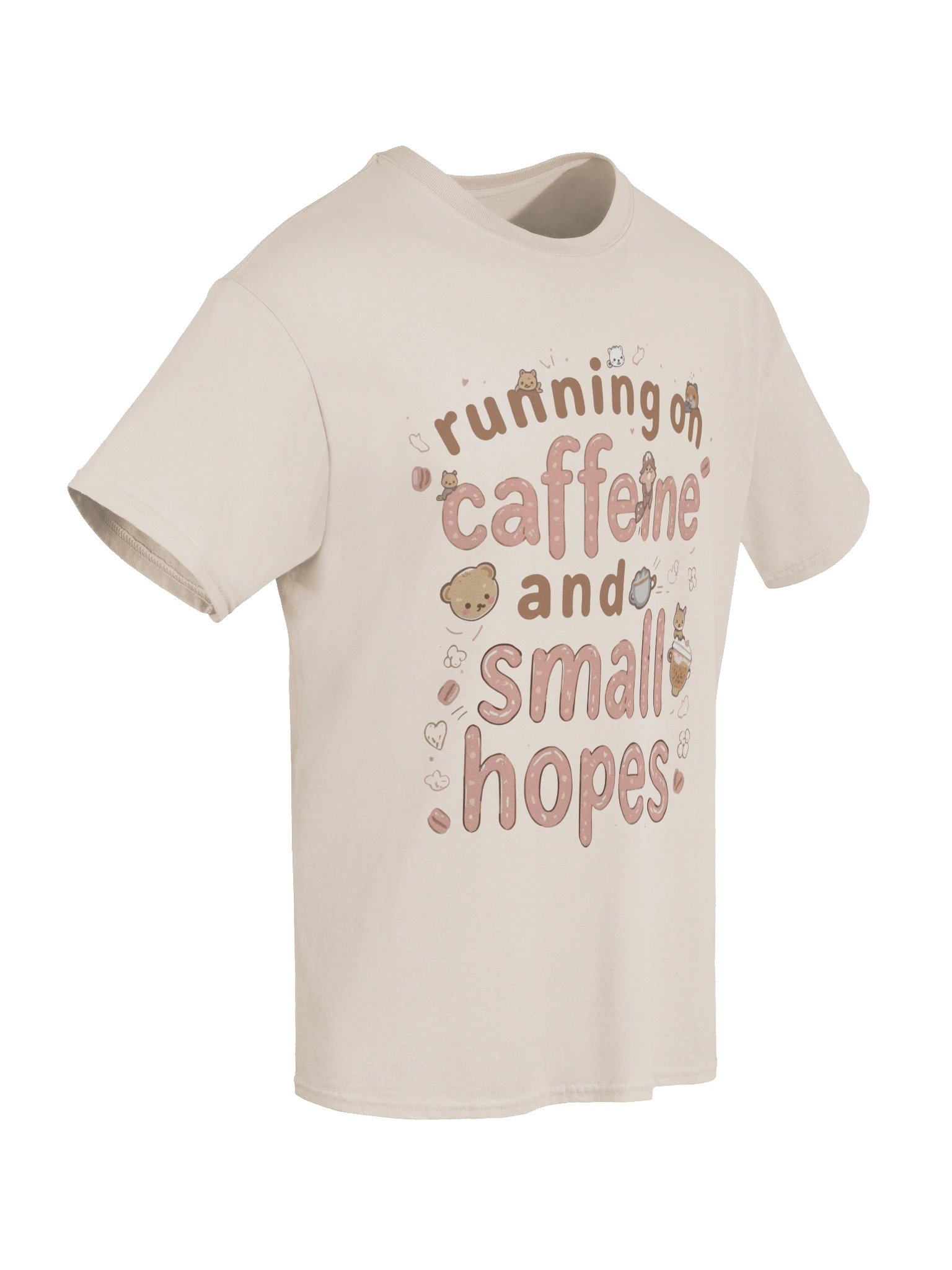 Running on Caffeine & Small Hopes Tee☕✨ (Because that’s basically a personality trait now) product image (116)