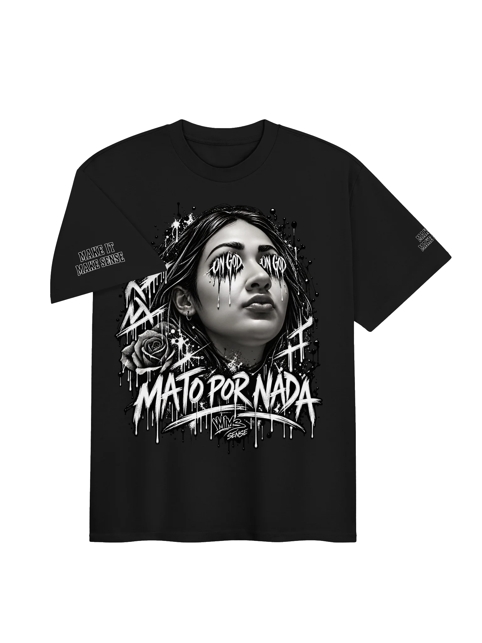 ON GOD Graffiti Face T-Shirt product image (6)