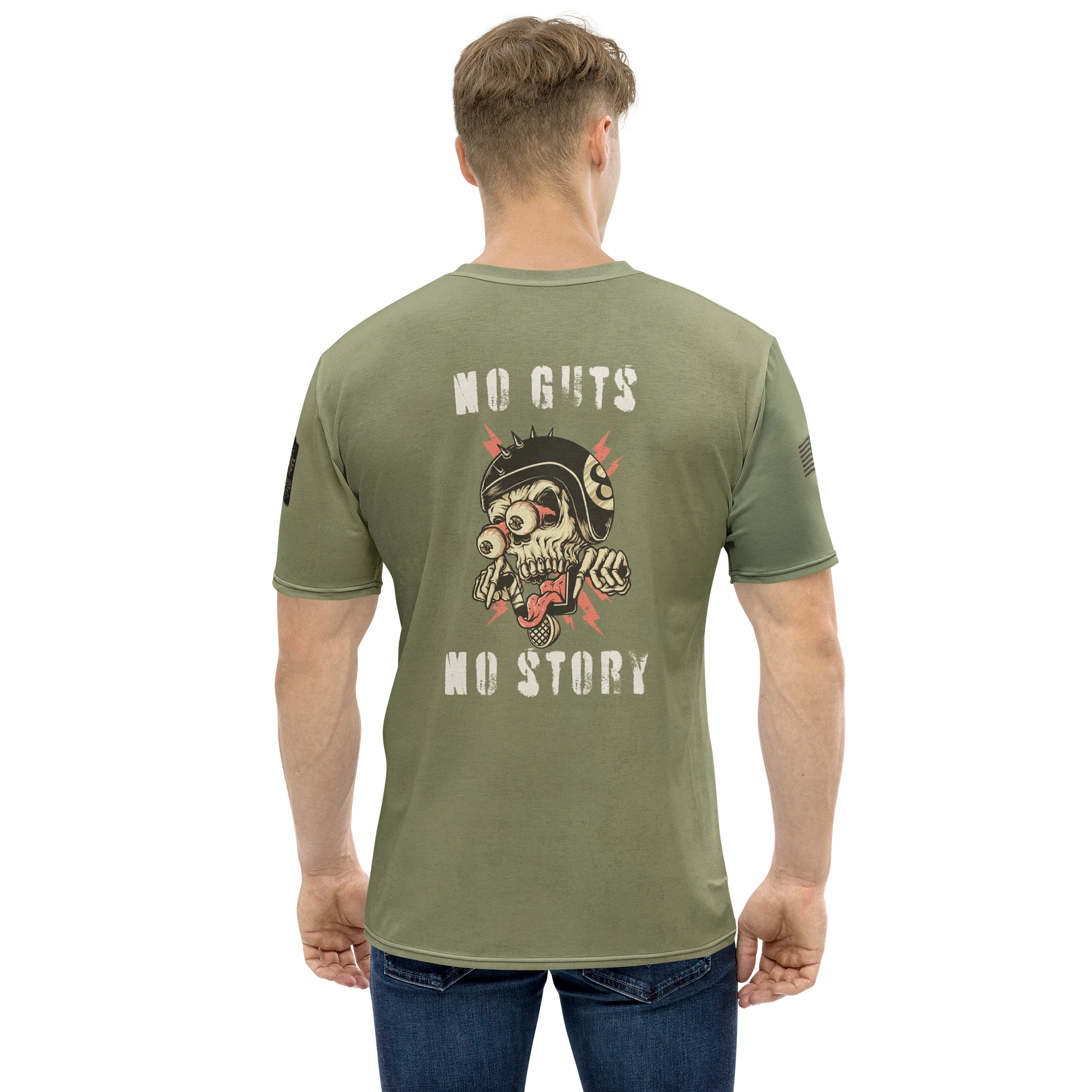 No Guts No Story MötoGraffitti Tee OD product image (1)