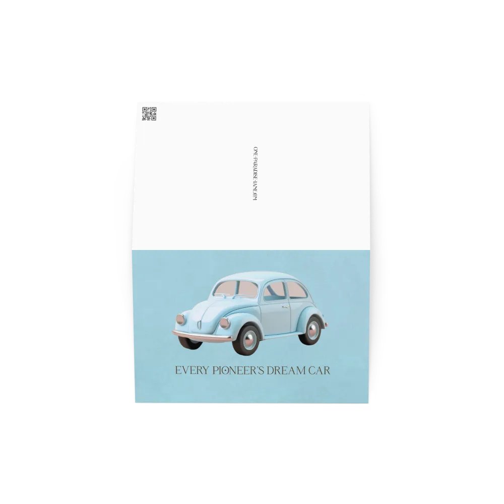 Every Pioneer's Dream Car Greeting Card product image (6)
