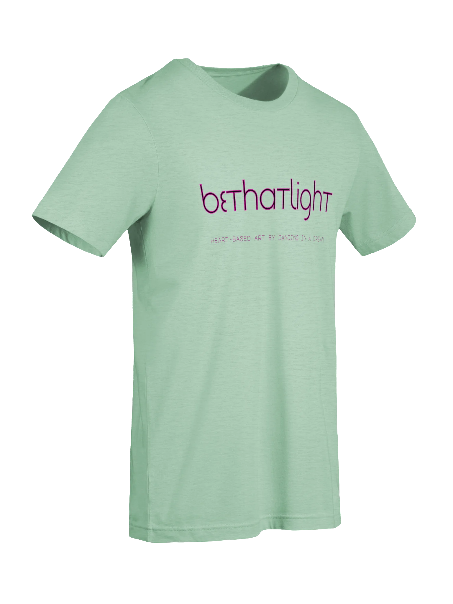 'be that light' pink tee product image (11)