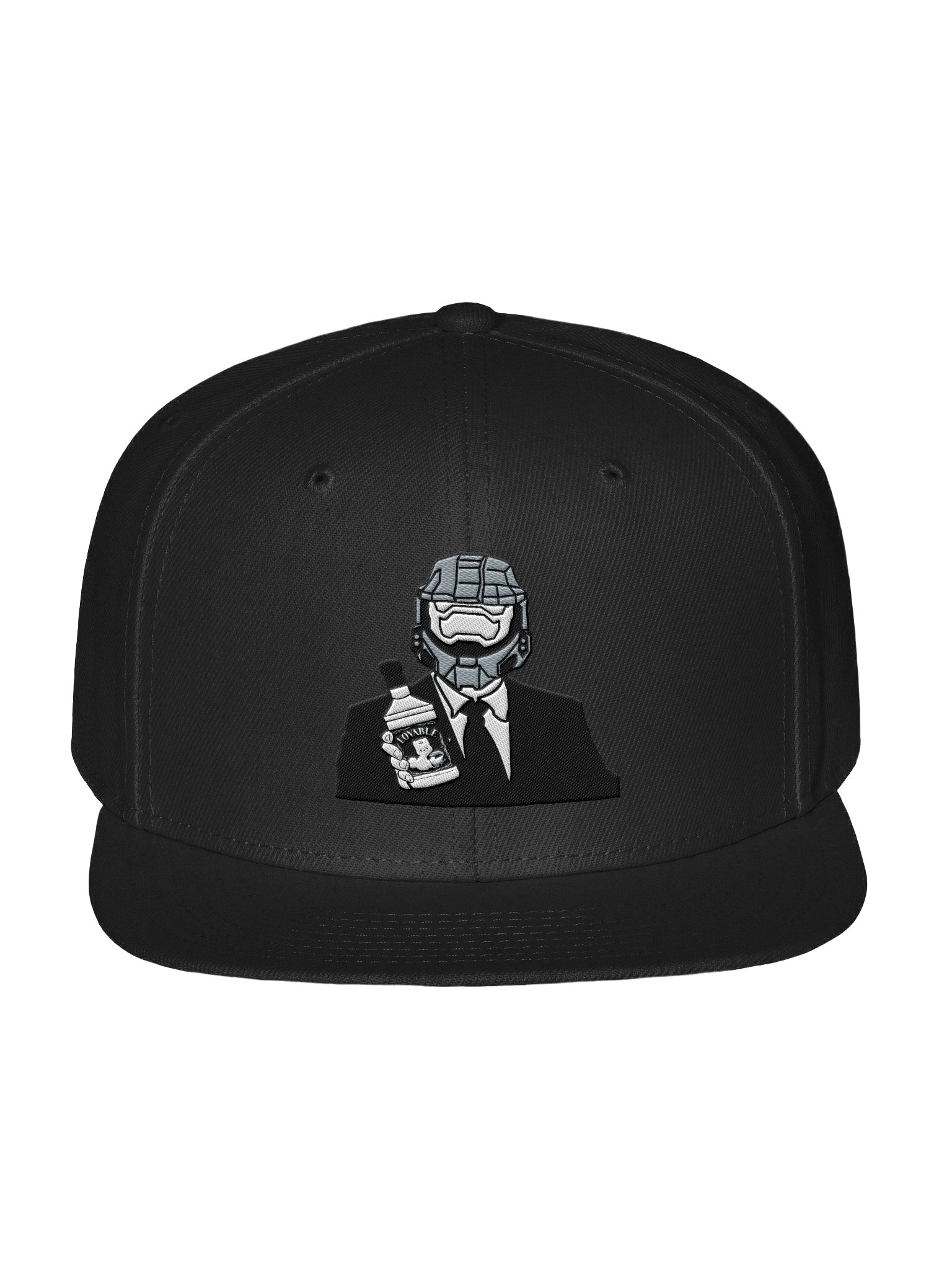 Lovable Classic Black White Snapback Hat product image (1)