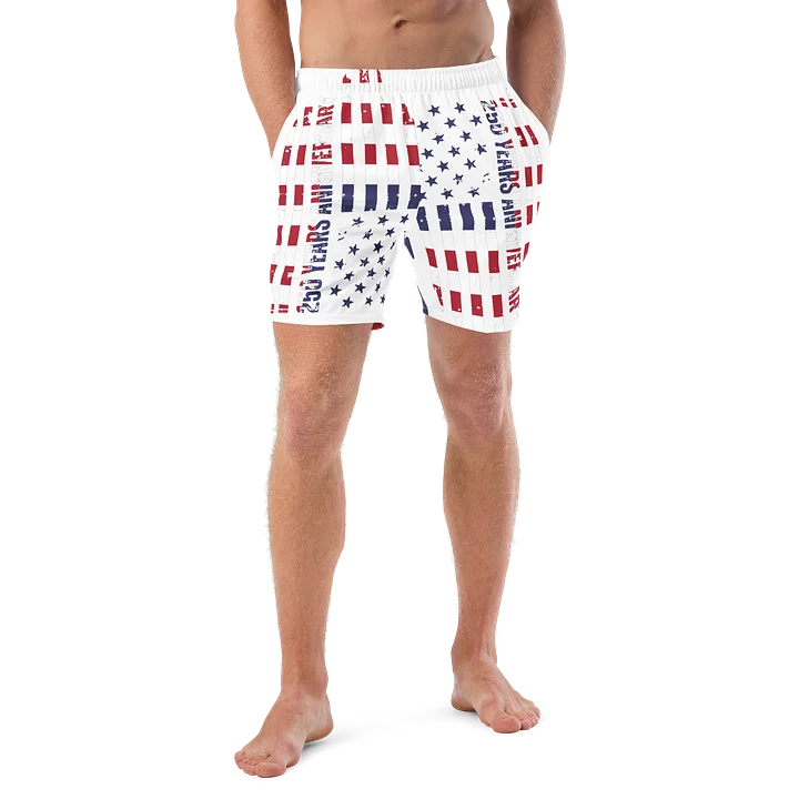 Abstract Stars & Stripes Swim Trunks product image (1)
