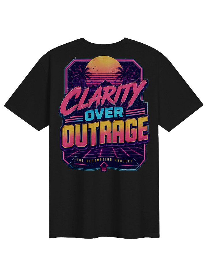 Clarity Over Outrage Retro Tee product image (2)