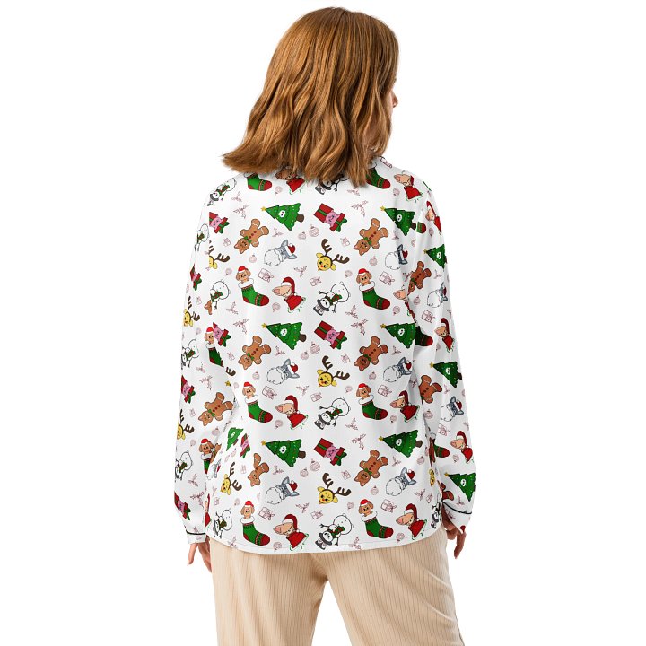 SKZ OT8 Christmas Women's Pajama Top product image (2)