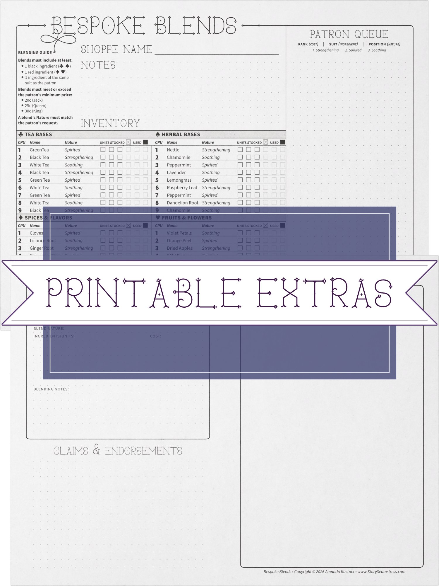 Threadwyke Collection +EXTRAS: One-Page Journaling Games (PDF) product image (7)
