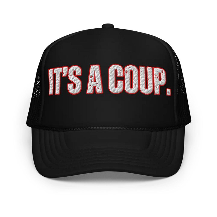 Resistors, It's a Coup, Embroidered Trucker Hat product image (1)