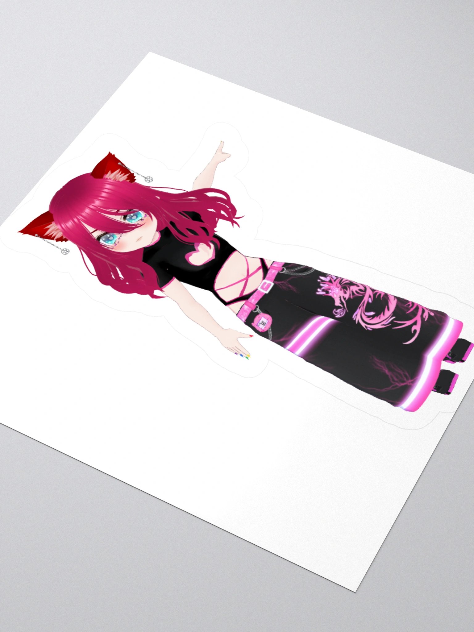 Pointing Chibi Simply Sticker product image (7)