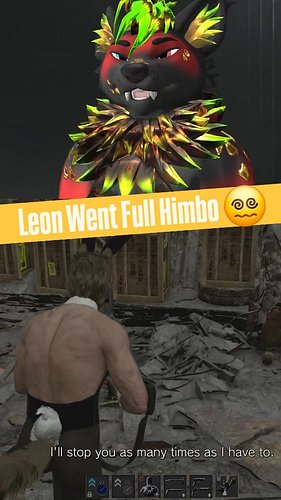 Leon Went Full Himbo 😵‍💫

#furry #residentevilrequiem #himbo #leonkennedy #vtuber