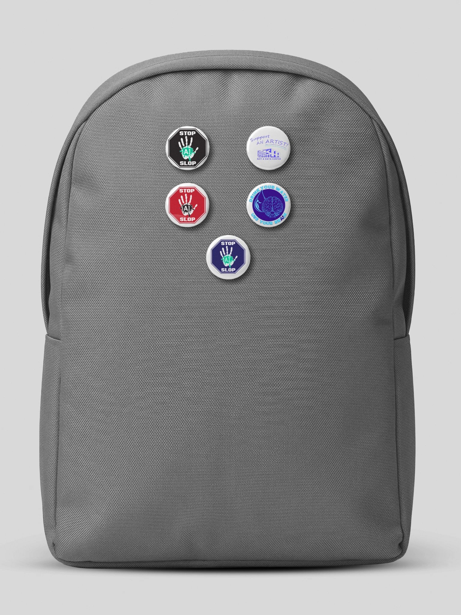 Anti-AI Pin Buttons product image (6)