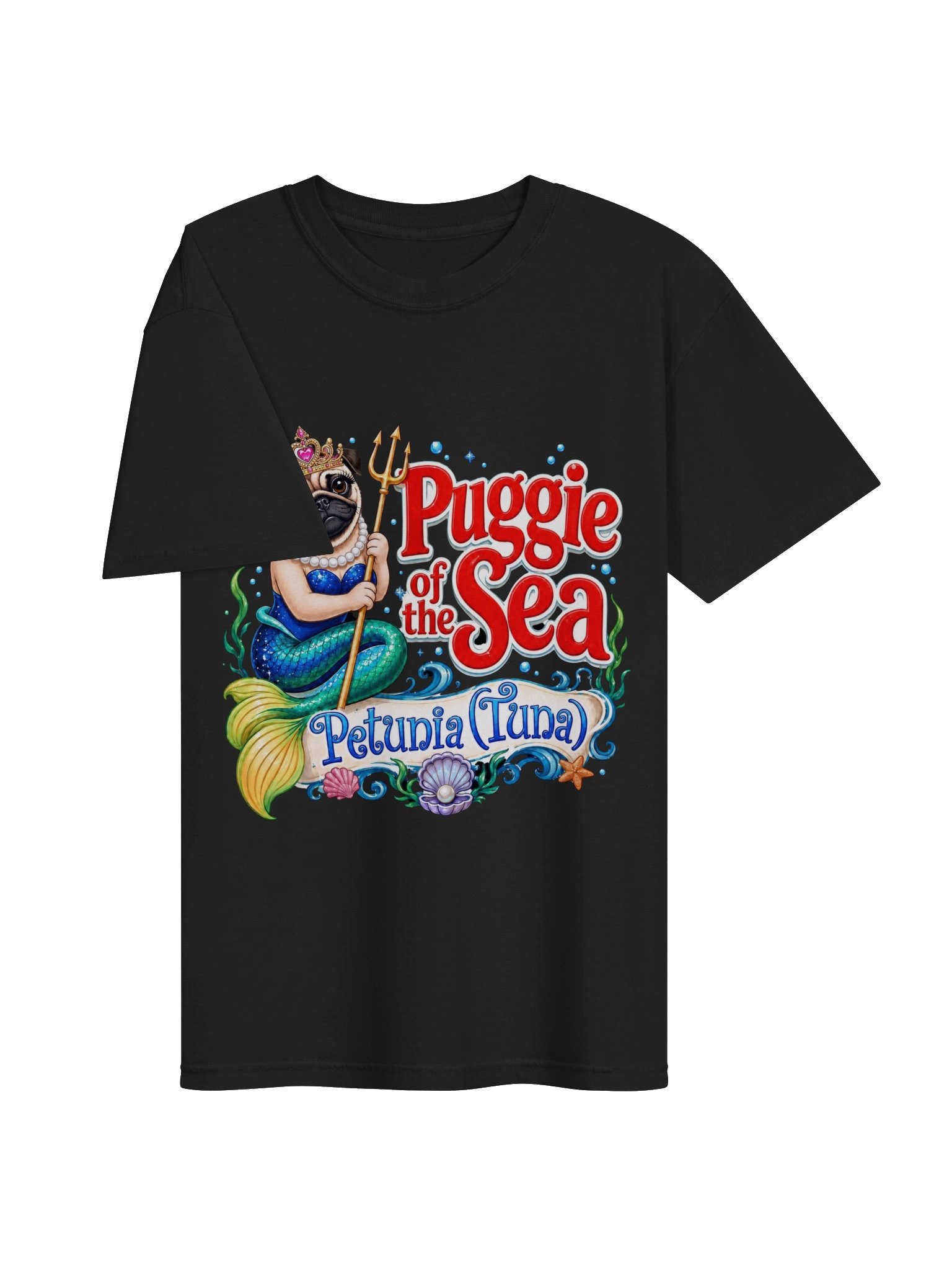 Tuna the Puggie of the Sea T Shirt product image (30)