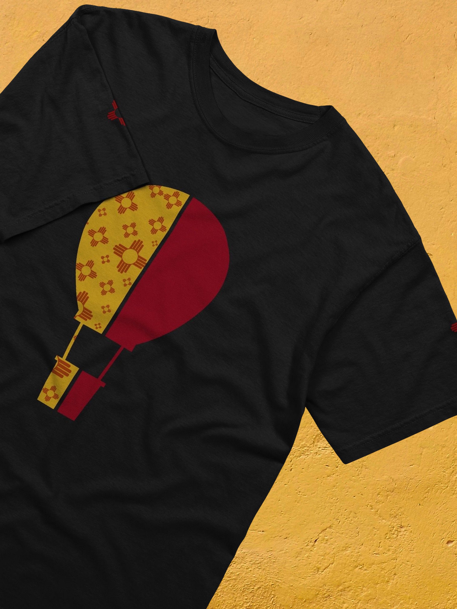 Zia Sun Hot Air Balloon Cotton T-Shirt product image (3)
