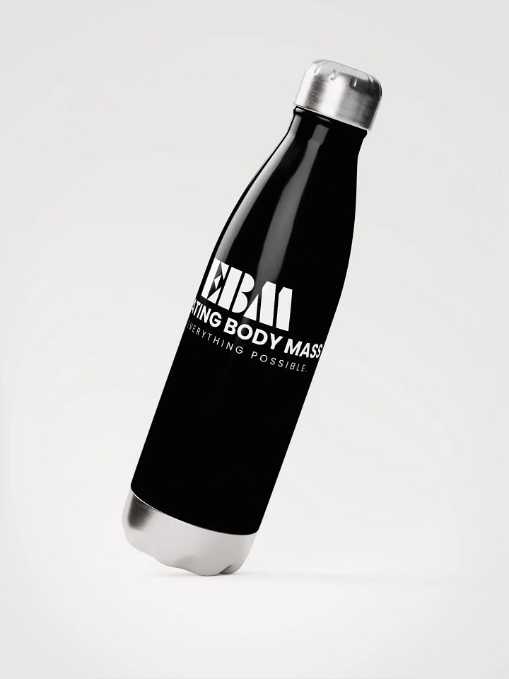 EBM Stainless Steel Water Bottle (Black) product image (2)