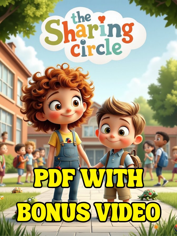 Bedtime Story for Kids | The Sharing Circle | Video + PDF Together | Instant Digital Download product image (1)