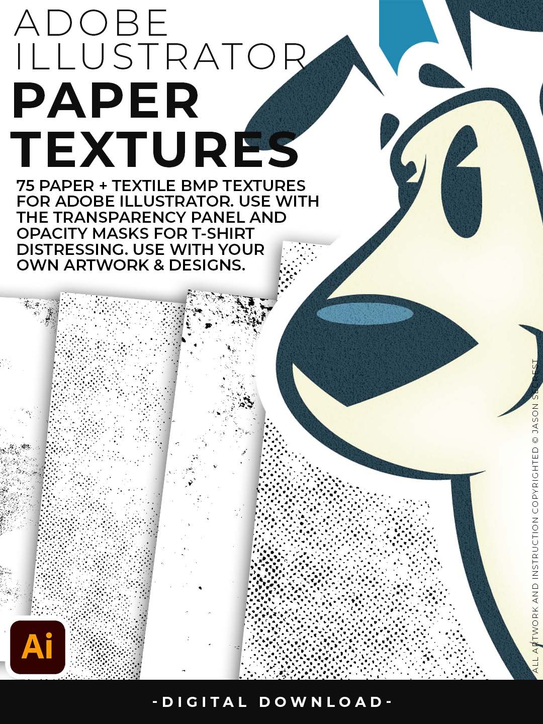 Paper Texture Pack for Adobe Illustrator product image (4)