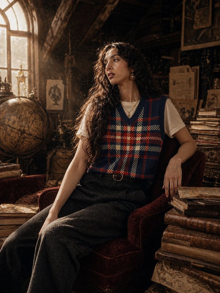 The Archivist Unisex Knitted Vest product image (1)