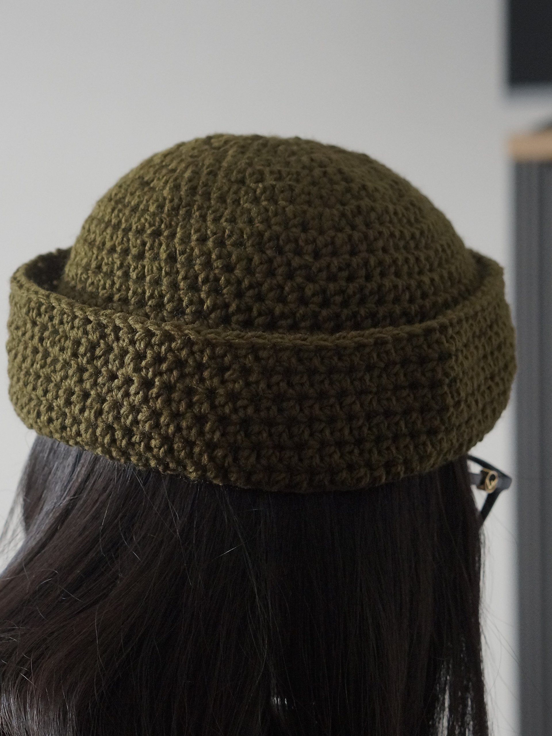 Half double crochet sailor hat Crochet pattern product image (1)