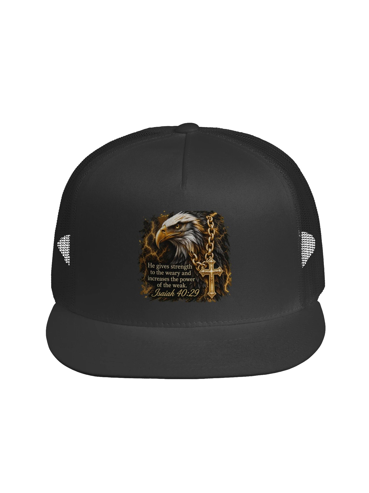 Isaiah 40:29 Eagle Trucker Cap product image (1)