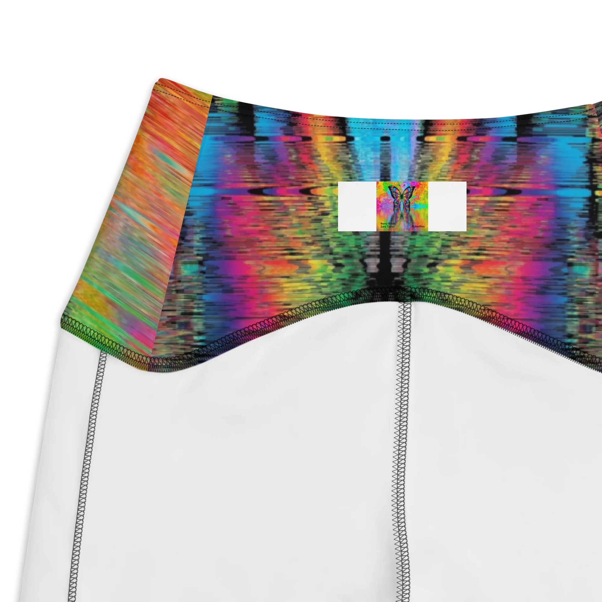'Butterflies' Crossover Leggings with Pockets product image (3)