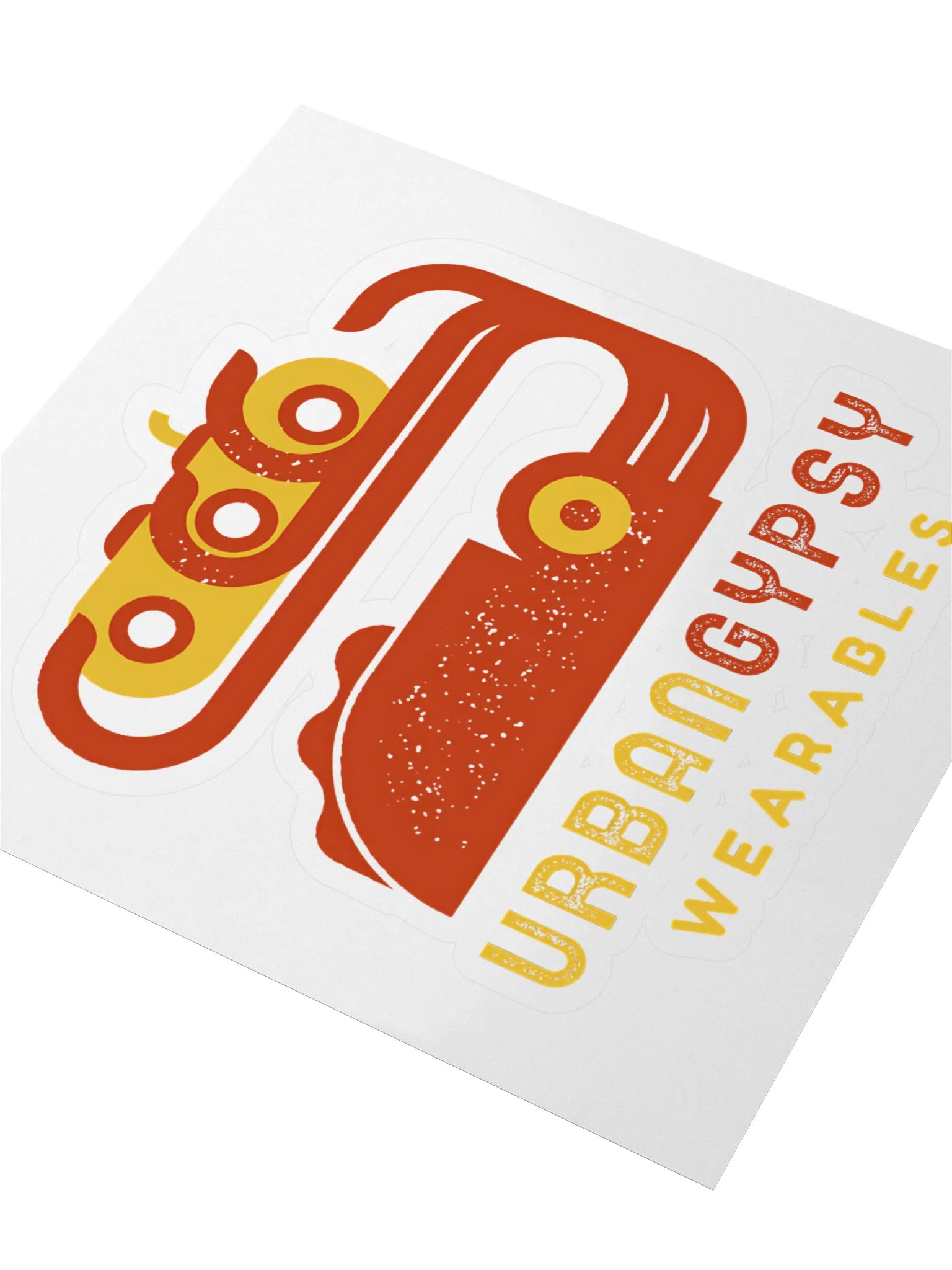 Yellow Submarine and Squid Urban Gypsy Kiss Cut Sticker product image (3)