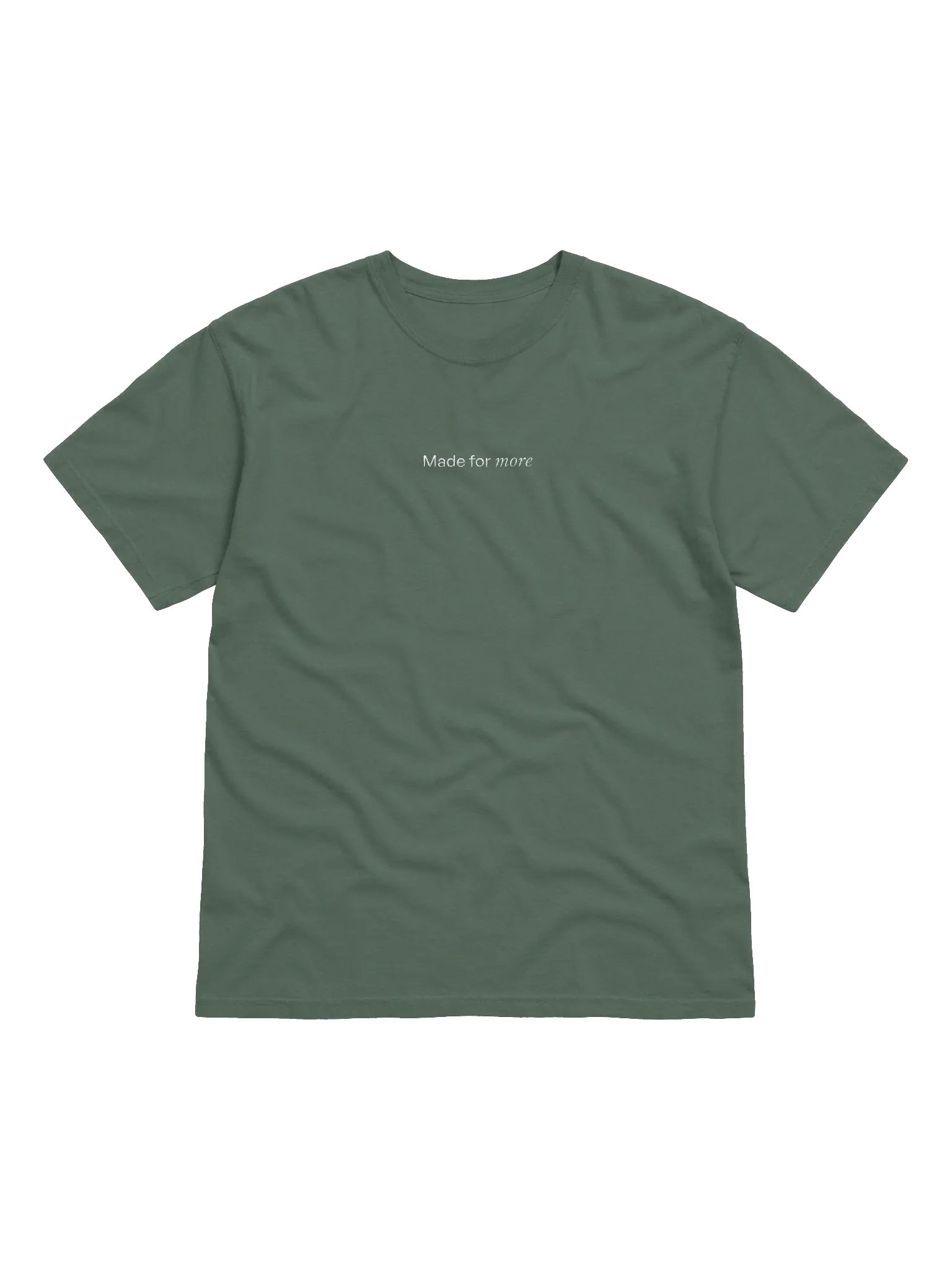 "Made for more" Embroidered T-Shirt product image (1)