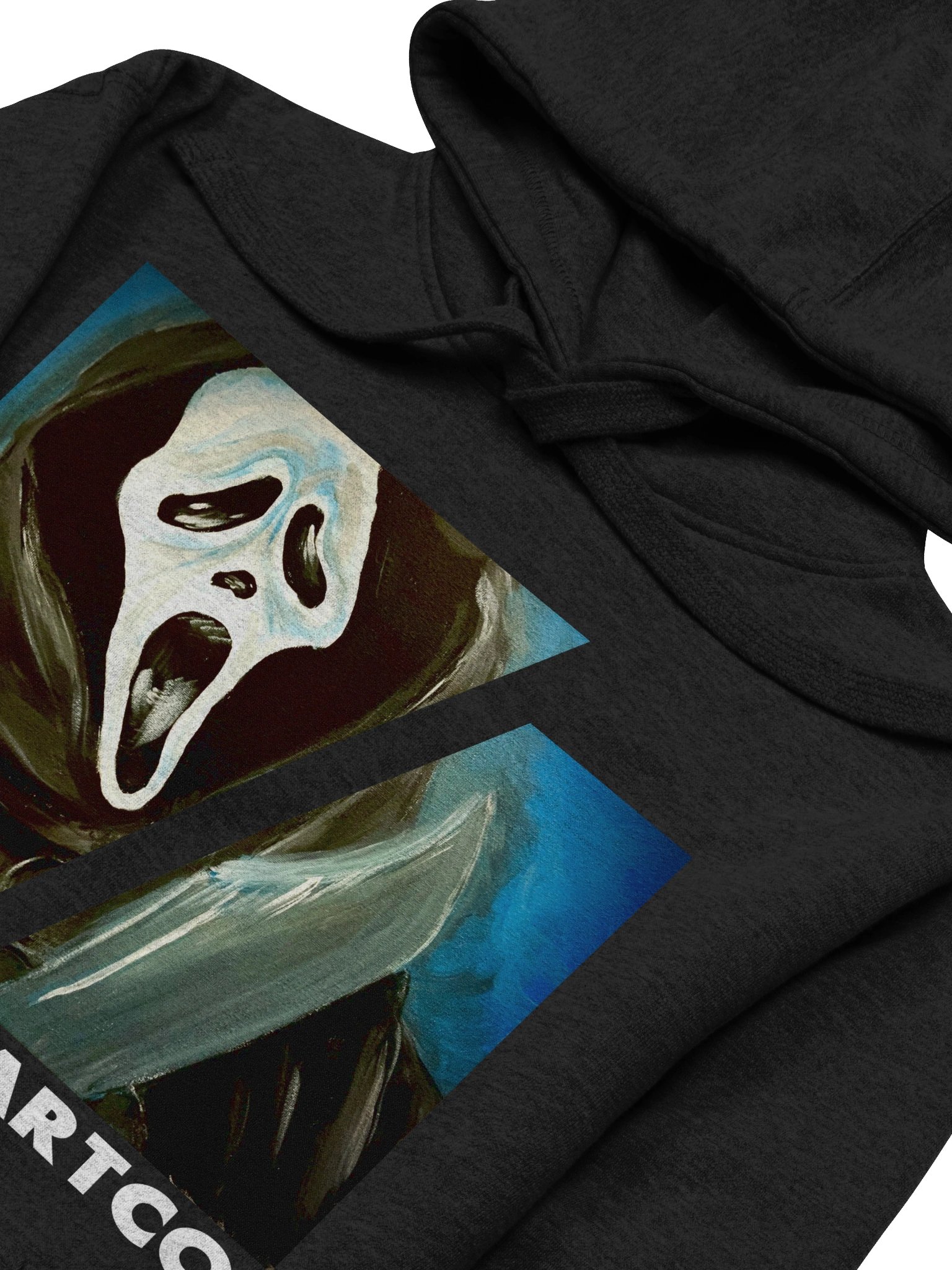 Ghostface with a Knife Split Design Hoodie product image (32)