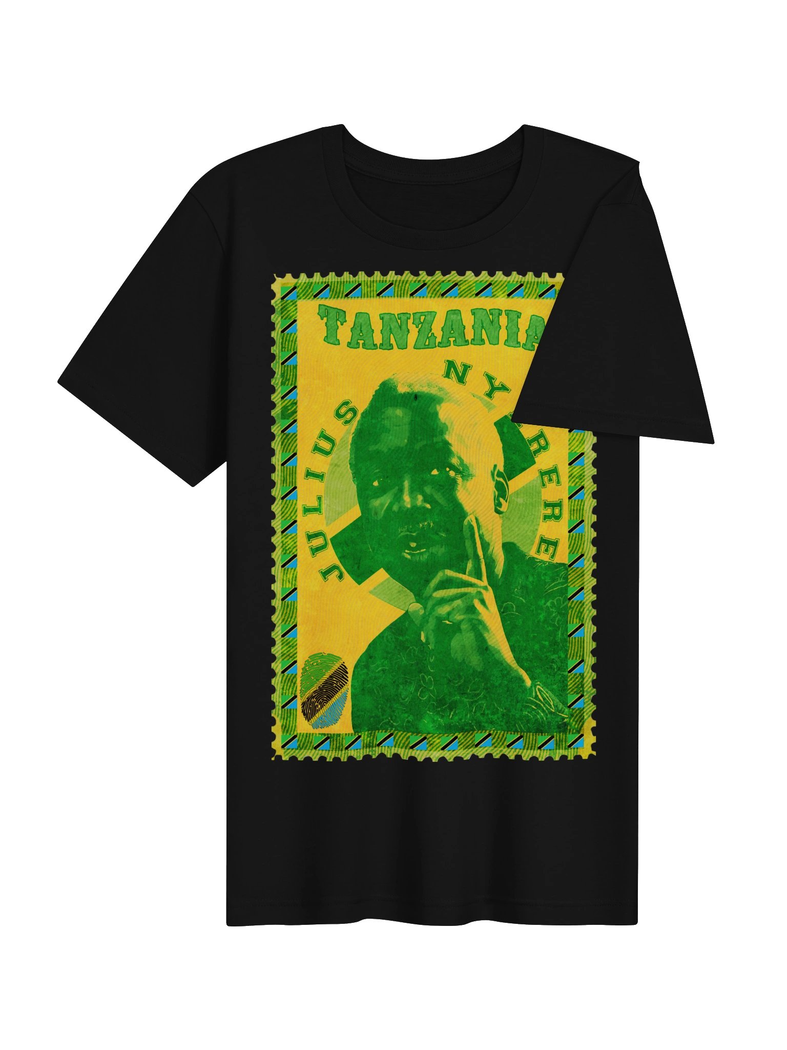 Julius Nyerere Vintage Postage Stamp T-Shirt | Mwalimu Nyerere Pan-African Tee product image (5)