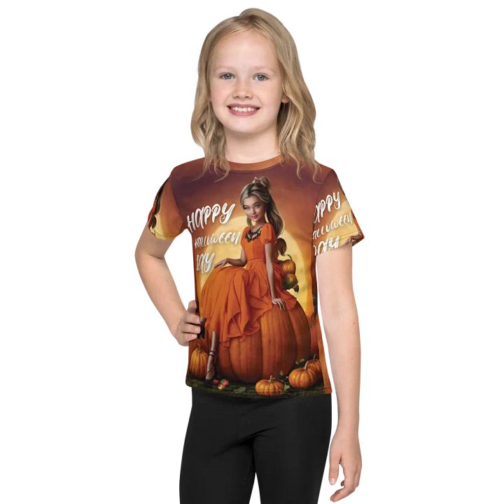 happy Halloween day Kids Crew Neck T-Shirt product image (1)