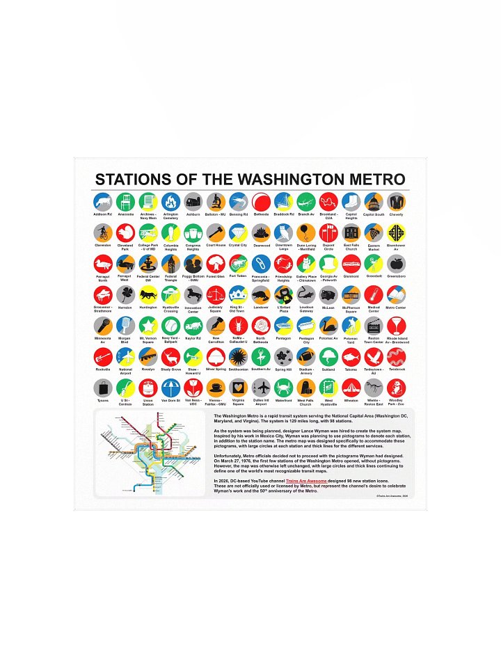 Metro Pictograms - Poster product image (1)