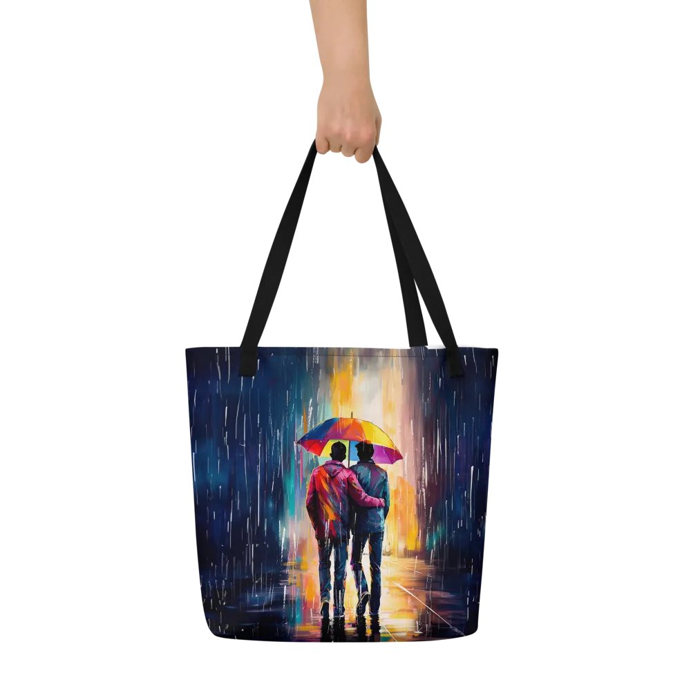 Gay Love In The Rain – Romantic Tote Bag product image (11)