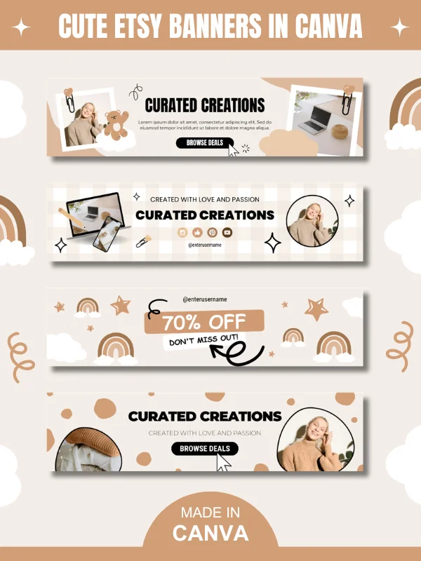 MRR/PLR Etsy Banner Design Ideas product image (1)