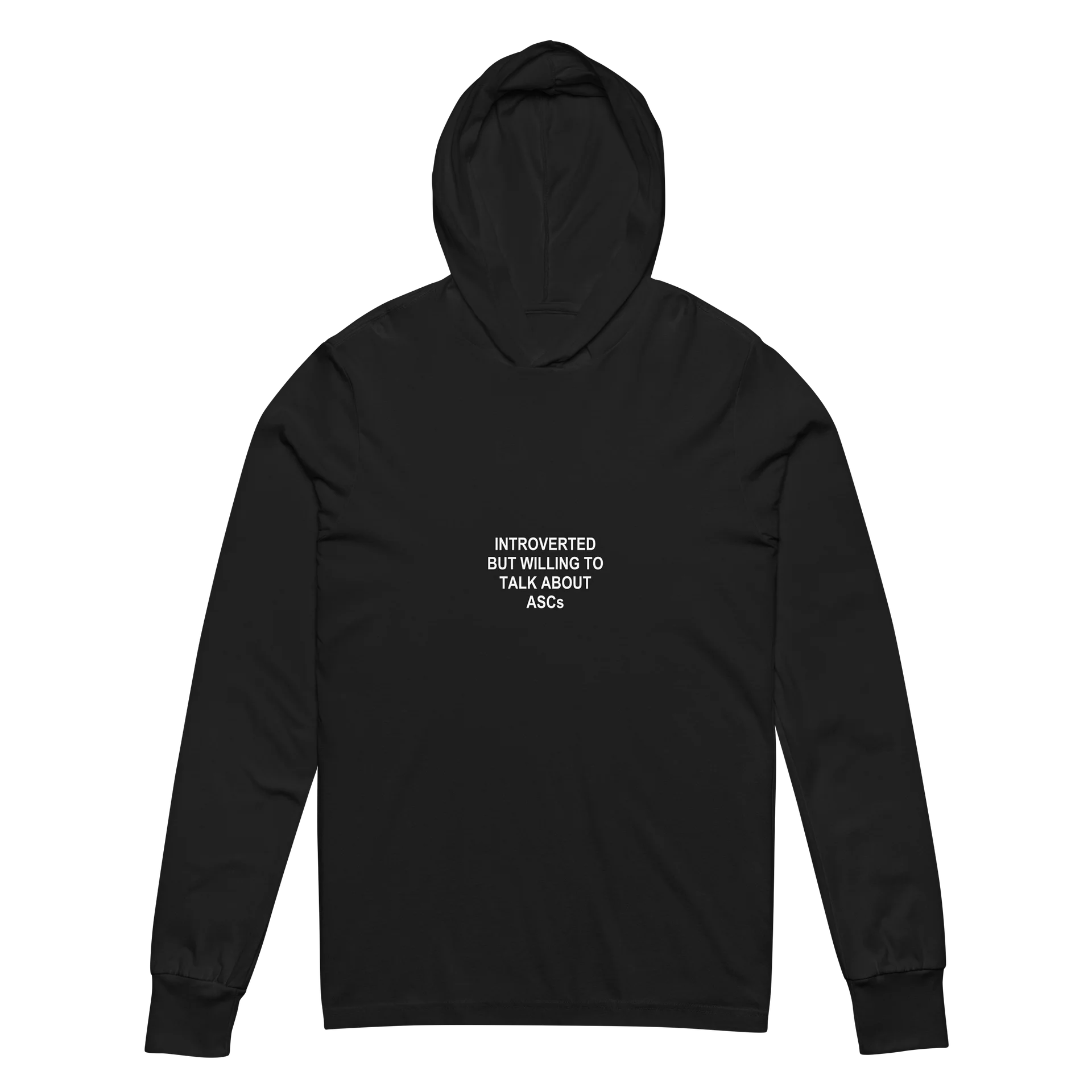 HST Pathways Bella + Canvas Unisex Hooded Long Sleeve Tee - Introverted product image (2)