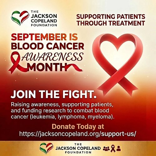 BLOOD CANCER AWARENESS MONTH

Today marks the start of Blood Cancer Awareness Month, a time that holds profound meaning for a...