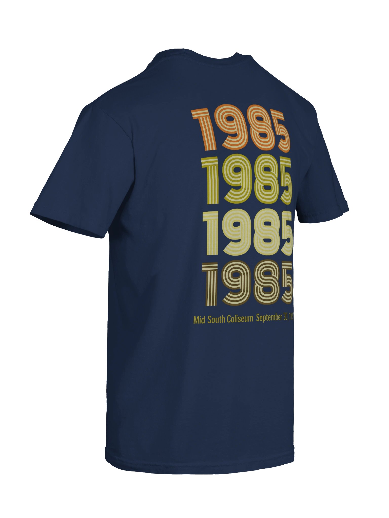 Cheap Pop – Mid‑South 1985 Tee (Navy) product image (10)
