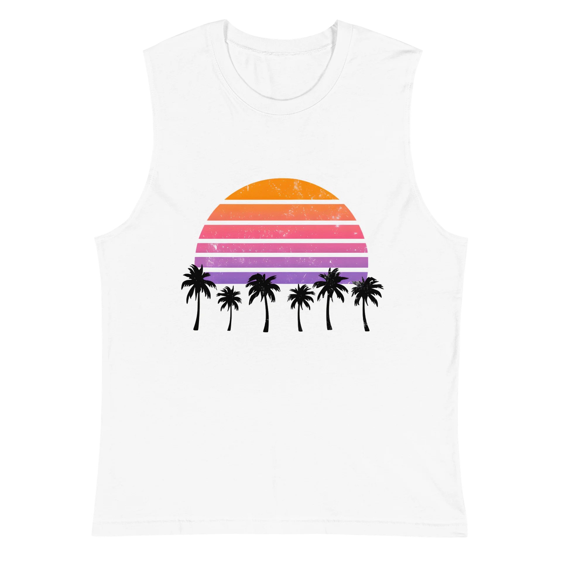 Tropical Sunset Muscle Tank product image (2)