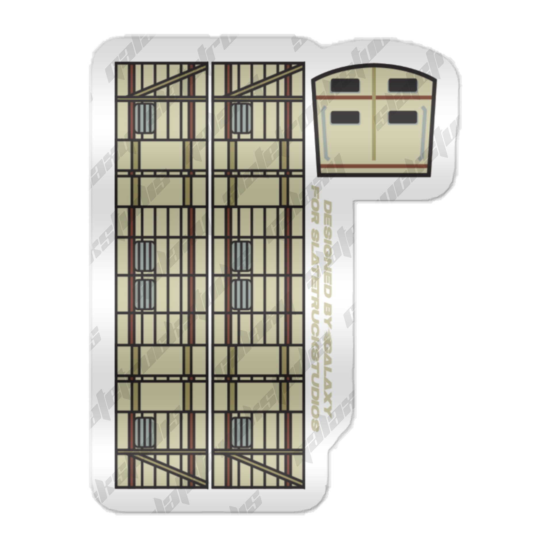 ERTL “Cream Utility Van” Sticker Set product image (1)