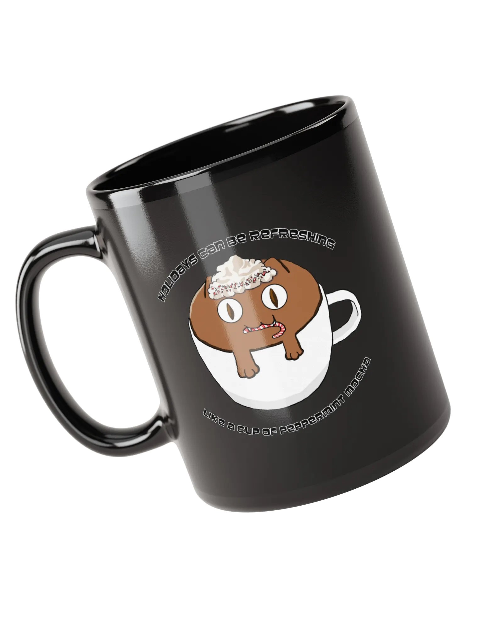 Peppermint Mocha Cat Mug - The Coffee Days 2024 product image (6)