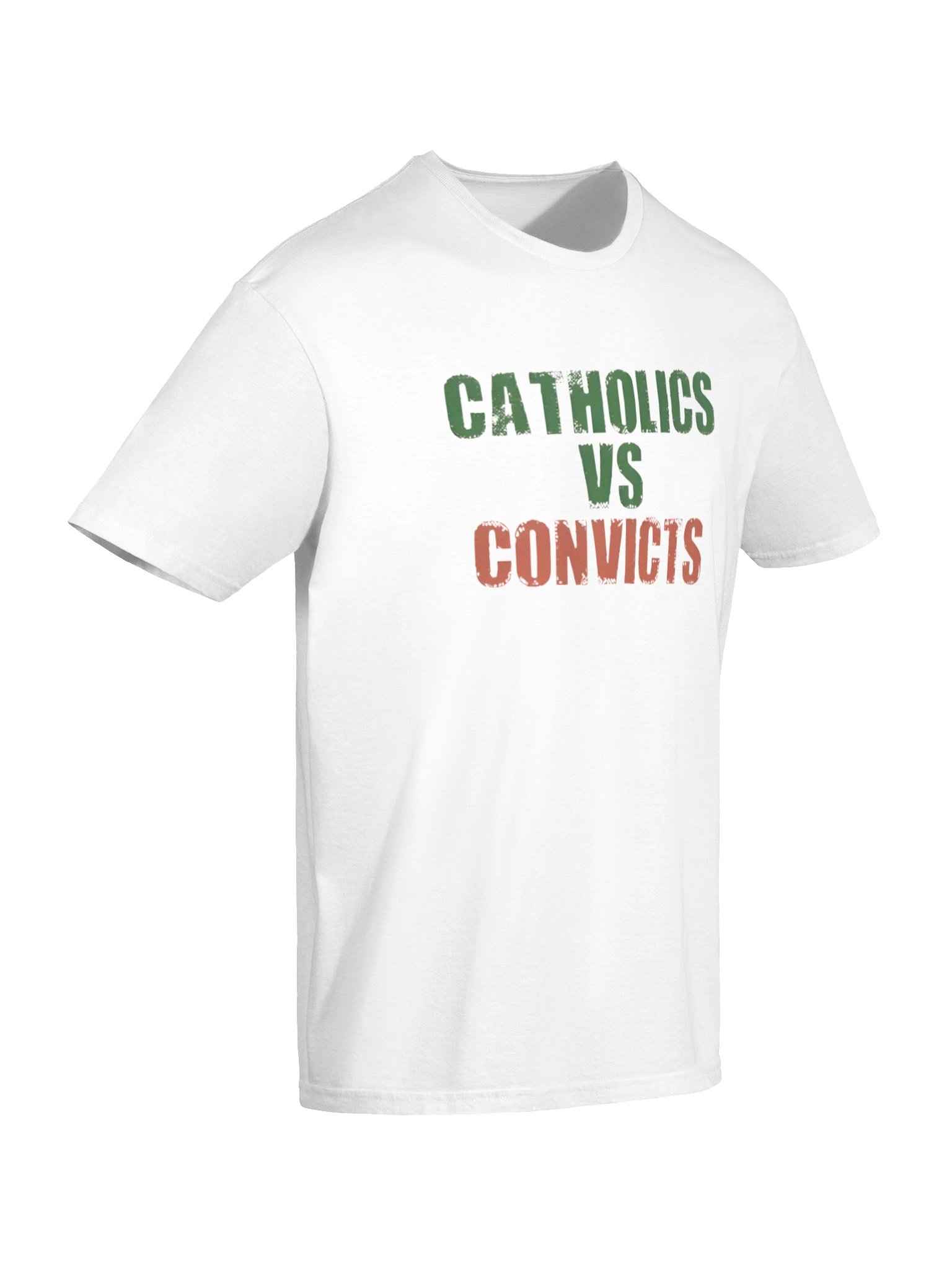 Catholics vs Convicts Classic Clash Shirt — Vintage Faith & Football Statement product image (7)