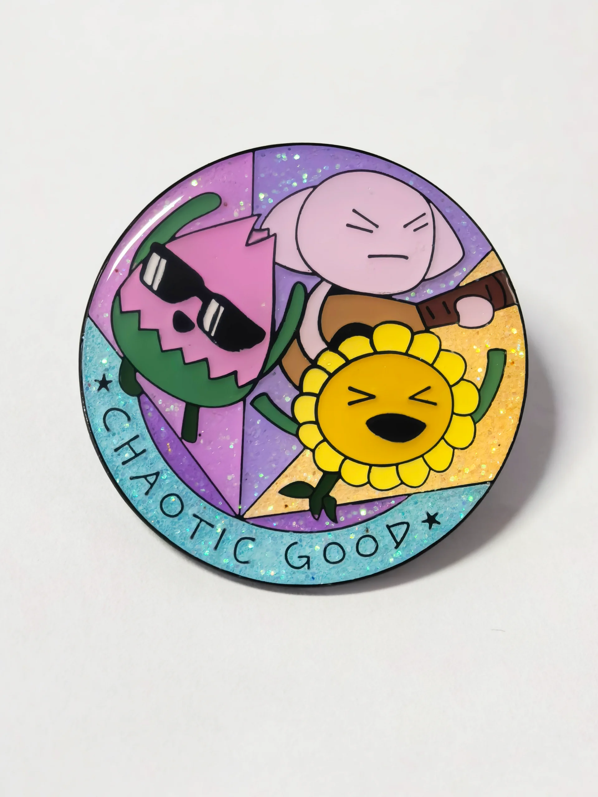 1.5” Glittery Enamel Pin - No Holds Bard!!! product image (1)