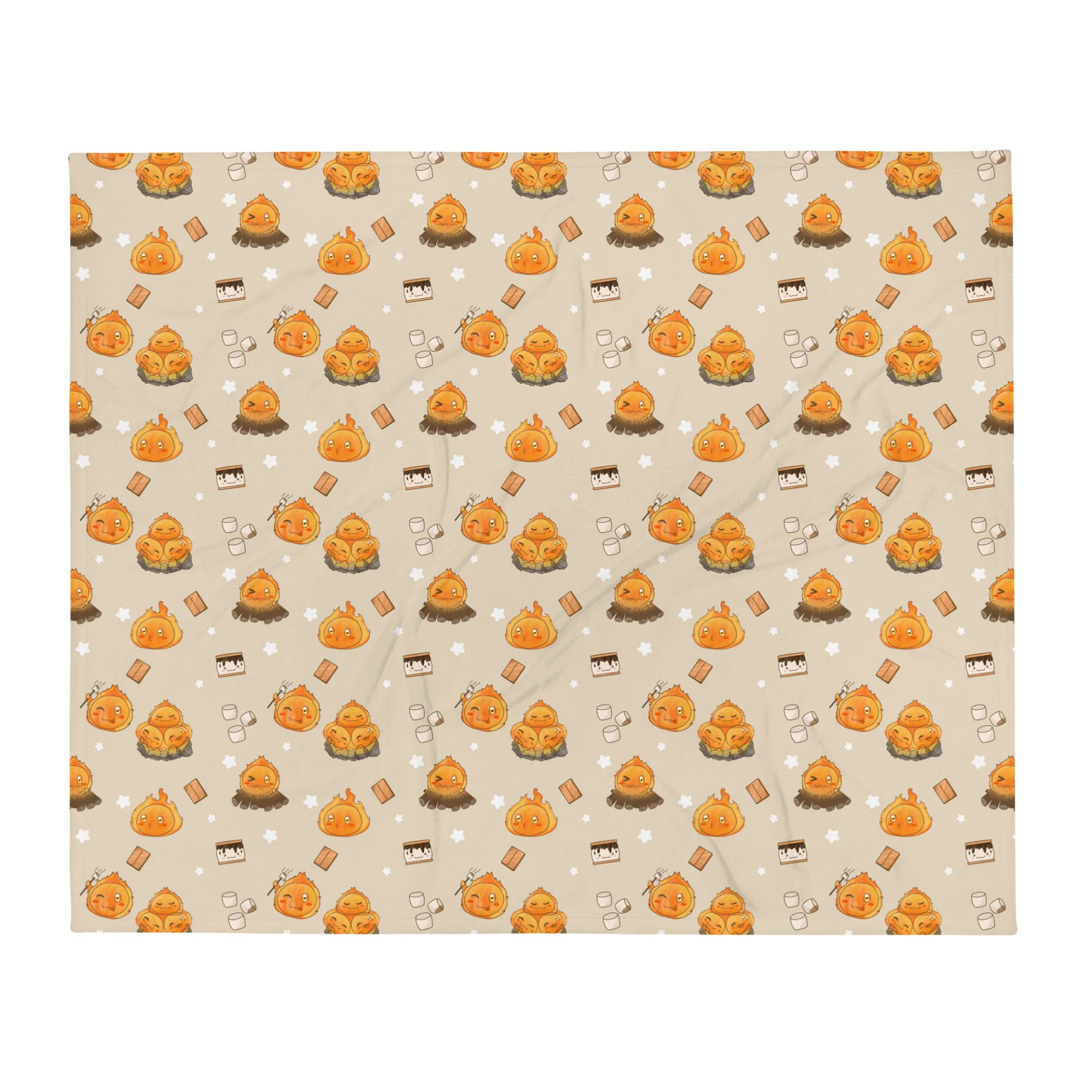 Fire Slime Throw Blanket product image (4)