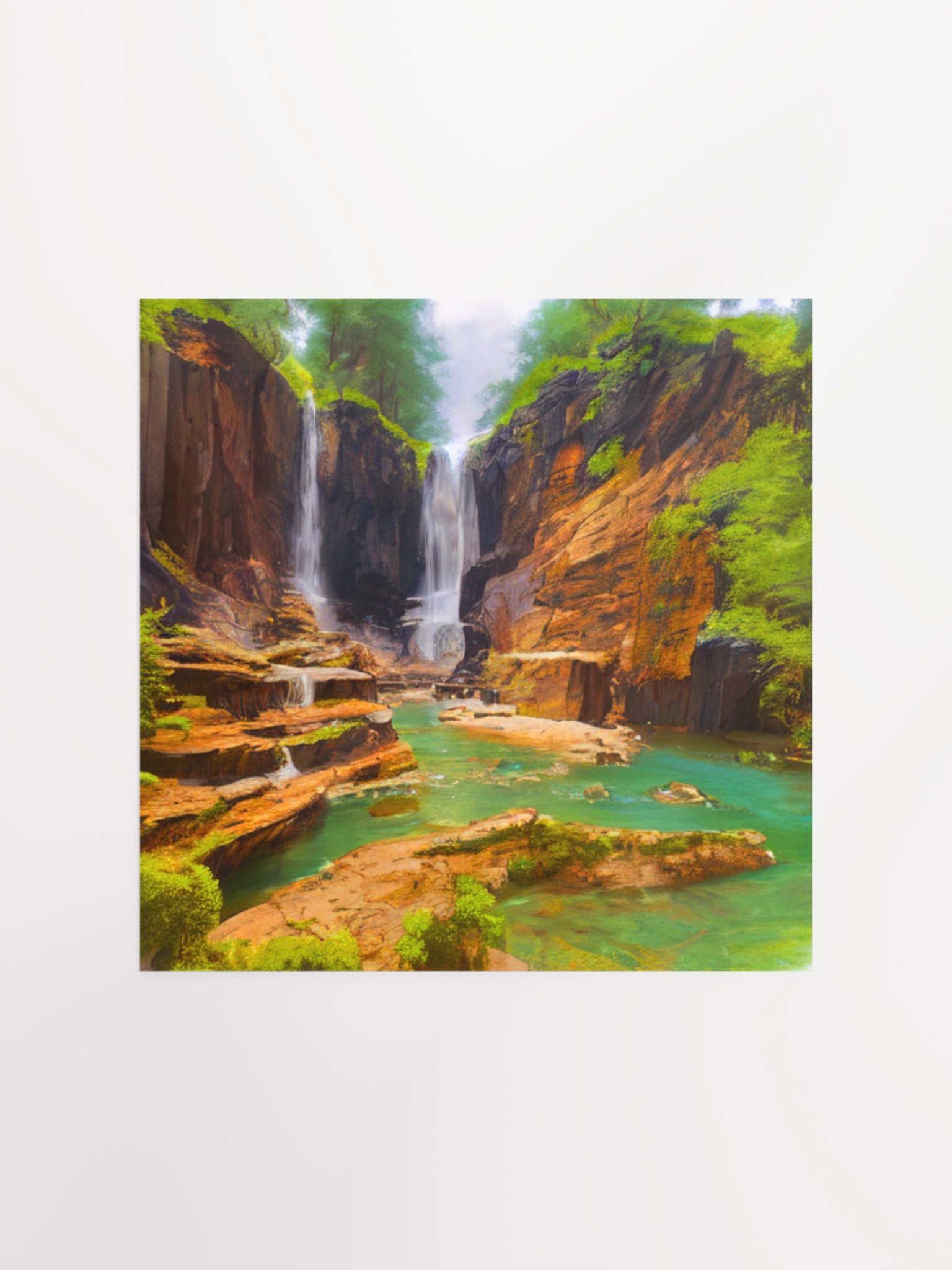 Tranquil Cascades Matte Poster product image (3)