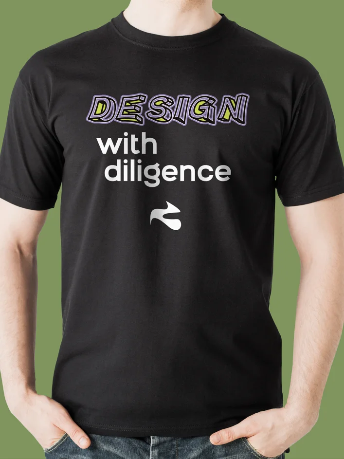 Design With Diligence Tee product image (1)
