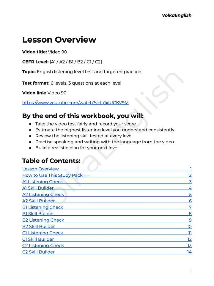 Special Video 90 Study Pack product image (2)