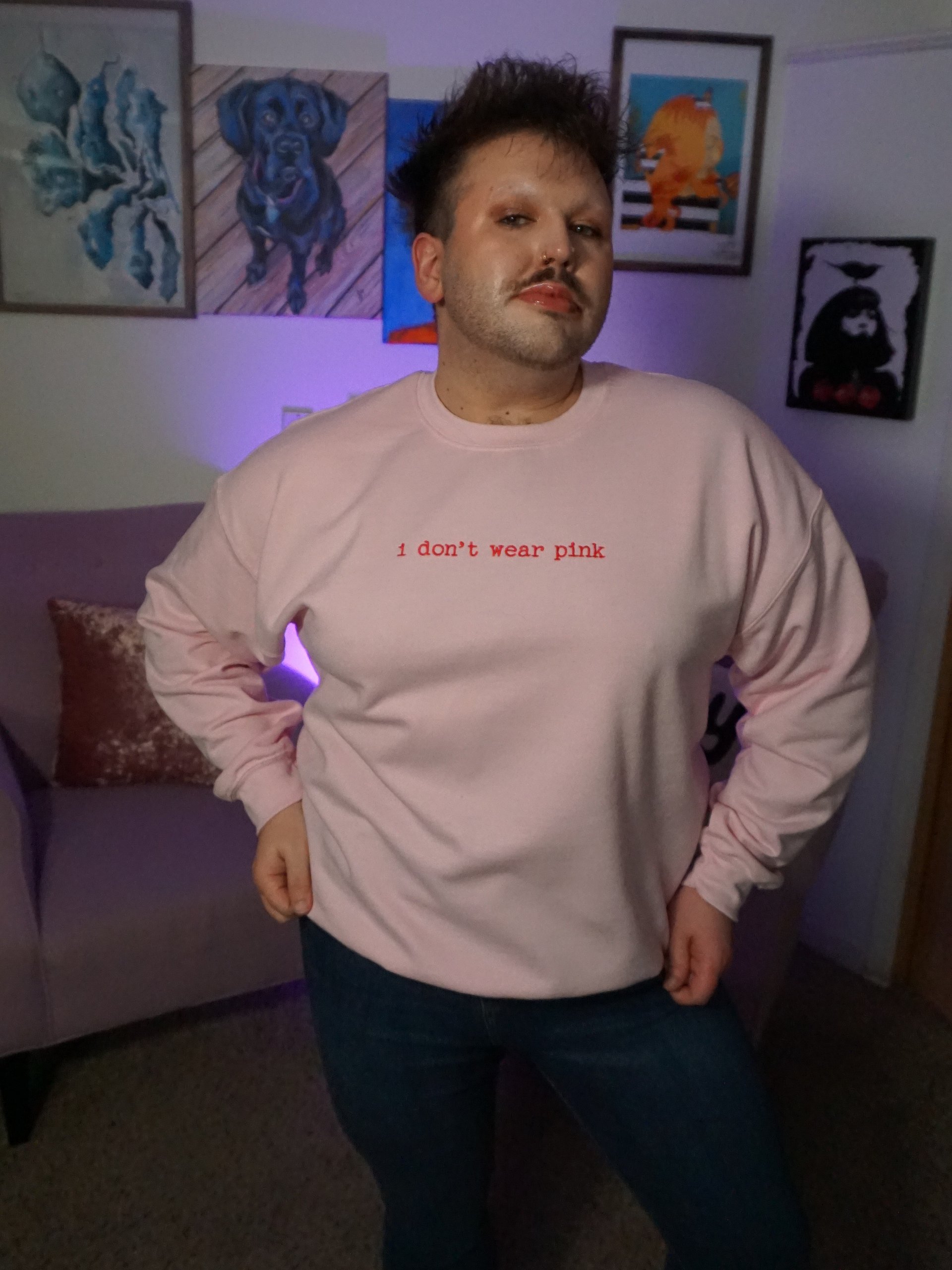 i don’t wear pink crew product image (5)