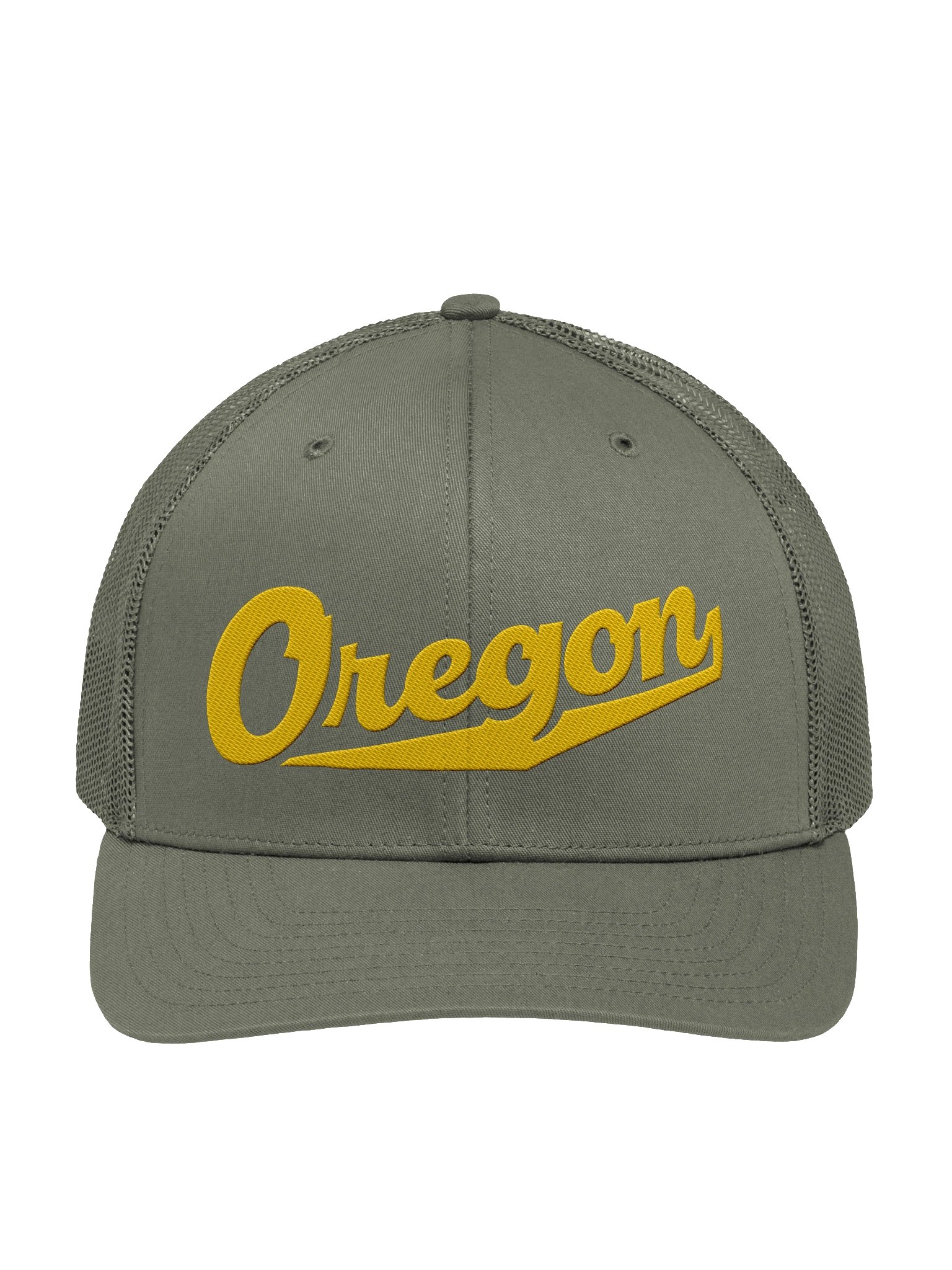 Oregon Embroidered Trucker Hat | Premium Mesh Snapback product image (5)