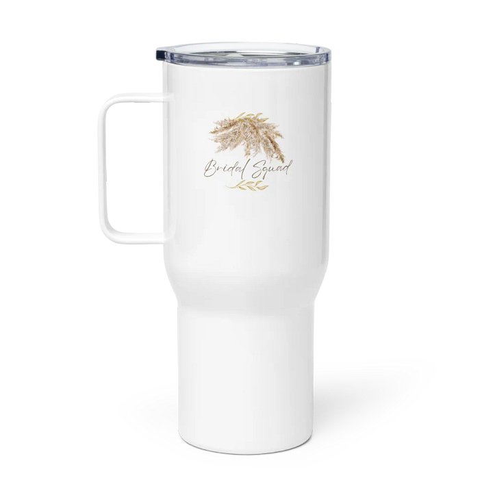 Pompas Grass Bridal Squad Travel Mug product image (1)